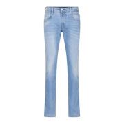 Tijdloze Jeans NorHeren Taille Rechte Pijp Replay , Blue , Heren