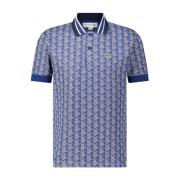 Gestreept Poloshirt Lacoste , Blue , Heren