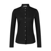 Klassieke Katoenen Blouse Alma Stefan Brandt , Black , Dames