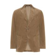 Ribfluwelen Blazer Trendy Klassieke Stijl Windsor , Brown , Heren