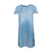 Elegante Jurken Collectie Ermanno Scervino , Blue , Dames