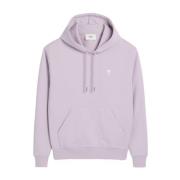 Paarse hoodie met voorzak Ami Paris , Purple , Heren