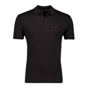 Zwarte poloshirt met korte mouwen Tommy Hilfiger , Black , Heren