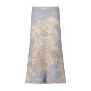 Alpaca & Merino Wol Midi Rok La DoubleJ , Multicolor , Dames