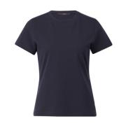 Katoenen T-shirt met klassieke stijl Windsor , Blue , Dames