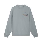 Sweatshirt Dog Walker Arona Filling Pieces , Gray , Unisex