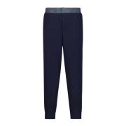 Wolmix Casual Broek met Logoborduursel Etro , Blue , Heren