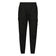 Zwarte Broek met Verborgen Zakken Stone Island , Black , Heren