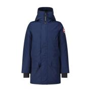 Winter Parka met Donsverenvulling Canada Goose , Blue , Heren