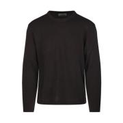 Donkere Koffie Longsleeve T-Shirt Officine Générale , Brown , Heren