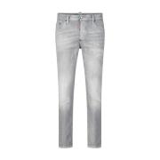 Ripped Skater Jeans Dsquared2 , Gray , Heren