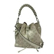 Pre-owned Leather louis-vuitton-bags Louis Vuitton Vintage , Gray , Da...