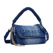 Lente/Zomer Dames Medium Tas Collectie Desigual , Blue , Dames