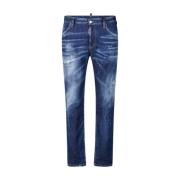 Ripped Skater Jeans Dsquared2 , Blue , Heren