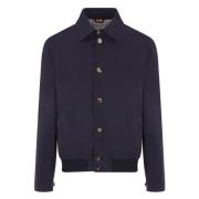 Blauwe Jas voor Mannen Brunello Cucinelli , Blue , Heren