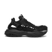 Zwarte Sneakers voor Mannen Versace , Black , Heren