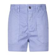 Lichte Katoenmix Zomer Shorts Bella Dahl , Blue , Dames