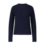 Alpaca Wol Gebreide Trui Hugo Boss , Blue , Dames