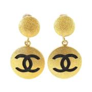 Pre-owned Metal chanel-jewelry Chanel Vintage , Yellow , Dames