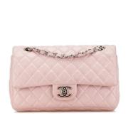 Pre-owned Leather shoulder-bags Chanel Vintage , Pink , Dames