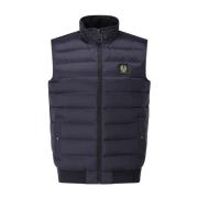 Vest met logo en hoge kraag Belstaff , Blue , Heren