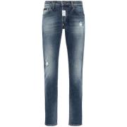 Blauwe Casual Broek voor Mannen Philipp Plein , Blue , Heren