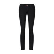 Slim Fit Jeans met Klassieke Stijl True Religion , Black , Dames