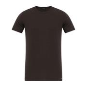 Katoenen T-shirt Tom Ford , Brown , Heren