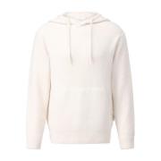 Hoodie van katoenmix met kangoeroezak Closed , Beige , Heren