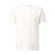 T-shirt met logo borduursel Closed , White , Heren