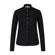 Katoenen Jersey Blouse Alma Stefan Brandt , Black , Dames