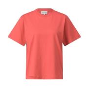 Zacht Pima Katoenen T-shirt Loulou Studio , Red , Dames