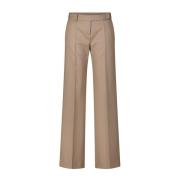 Comfortabele wollen wijde broek Windsor , Brown , Dames