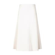 Wollen A-lijn Rok Marc Cain , White , Dames