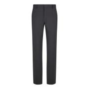 Tijdloze Businessbroek van Premium Wol Hugo Boss , Gray , Heren