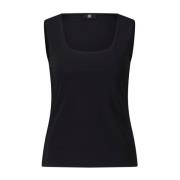 Top met vierkante hals, tijdloze klassieker Riani , Black , Dames