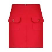 Stijlvolle Mini Rok Parijs Seductive , Red , Dames