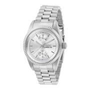 Zilveren Wijzerplaat Quartz Horloge - Specialty Collectie Invicta Watc...