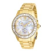 Elegante dames quartz horloge - Angel Invicta Watches , Yellow , Dames