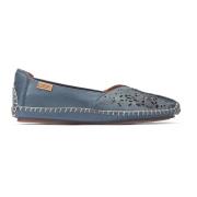 Blauwe Leren Loafer voor Dames Pikolinos , Blue , Dames