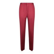 Katoenblend broek, middelhoge taille, regular fit Etro , Red , Heren