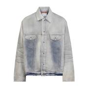 Blauwe Jas voor Mannen Acne Studios , Blue , Heren