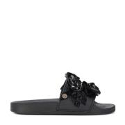 Zwarte Blossom Stijlvolle Mode Accessoire Tory Burch , Black , Dames