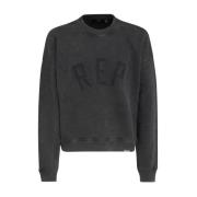 Katoenen Logo Sweatshirt Represent , Black , Heren