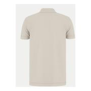 Heren katoenen poloshirt met textuurpatroon Joop! , Beige , Heren