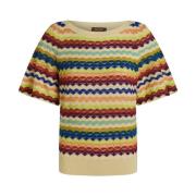 Wijde Top Korte Mouw Ivy King Louie , Multicolor , Dames