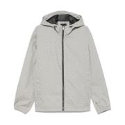 Windbreaker Jacket met Monogram Givenchy , Gray , Heren