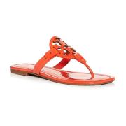 Stijlvolle Slippers voor Dagelijks Comfort Tory Burch , Orange , Dames