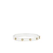 Dubbele T Motief Logo Studs Oorbellen Tory Burch , Gray , Dames