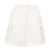 Witte Shorts voor Mannen Woolrich , White , Dames